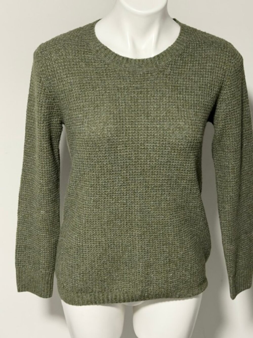 MARKET & SPRUCE GREEN KNIT PULLOVER SWEATER XS